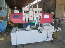 12" x 10" Behringer #HBP-263N, 2 Post horizontal bandsaw, 11' x 1-1/4" blade