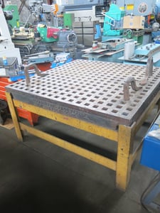 Acorn, Welding table, 5' x 5', w/ holddowns