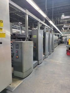 Heidelberg #M130, Web Offset Press, w/ JF130 Folder, (4) Unit, 22.8" cutoff x 38" web, 4/8 page, 2002