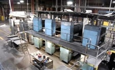 Baker Perkins #G14, Coldset Web Offset Press Line, 4-Unit / 2-Web, 24.8" (580 mm) Cutoff x 38" (965 mm) Web