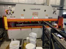 60 Ton x 10' Accurpress #76010, CNC Hydraulic Press Brake, 100" between housing, 14" open, 6" Shut Height, 8"