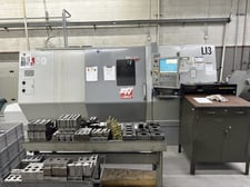 Haas #SL-40, 2-Axis CNC Lathe, 40" swing, 25.5" turning diameter, 44" machining length, 15" chuck, 4" bar, 55