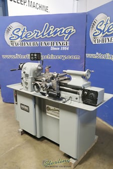 Hardinge #TFBH, precision toolroom turning, facing, boring lathe, 11" x18", no threading, Aloris tool post