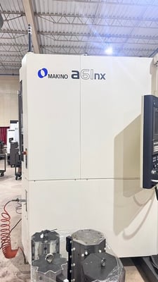 Makino #A61NX, 5-Axis Horizontal Machining Center, 28.7" X, 25.6" Y, 31.5" Z, 12000 RPM, 60 automatic tool