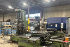 TOS Varnsdorf #W100A, CNC Horizontal Table Type Boring Mill, 4" spindle diameter, 50 taper, 63" X, 44" Y