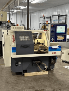 Fadal #FG-5, CNC Lathe, 19.6" swing, 3.93" machining length, 5" chuck, 1.2" bar, 7.5 HP, 6000 RPM, 2-axis