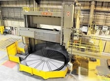 O-M #TMD-55/60, CNC Vertical Boring Mill, 216.53" table diameter, 236.22" max turning diameter, 145.66" max