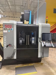 Hurco #VMX30UI, 5-Axis Vertical Machining Center, 30" X, 20" Y, 20.5" Z, 18 HP, 12000 RPM, 40 automatic tool