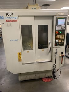 Hardinge #VMC480P3, 4-Axis Vertical Machining Center, 18.9" X, 15.7" Y, 16.9" Z, 10 HP, 10000 RPM, 20