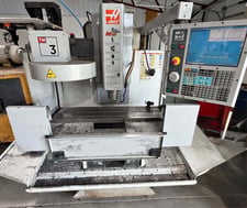 Haas #TM-3, Vertical Machining Center, 46" X, 20" Y, 16" Z, 7.5 HP, 4000 RPM, 10 automatic tool changer, CAT
