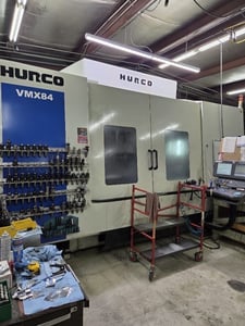 Hurco #VMX-84, Vertical Machining Center, 84" X, 34" Y, 30" Z, 24 HP, 12000 RPM, 32 automatic tool changer
