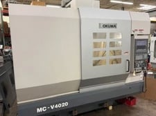 Okuma #MC-V4020, 4-Axis Vertical Machining Center, 40" X, 20" Y, 17.7" Z, 15 HP, 8000 RPM, 32 automatic tool