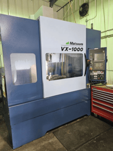 Matsuura #VX-1000, Vertical Machining Center, 40.1" X, 24" Y, 24" Z, BT 40, Fanuc G-Tech 31i, thru spindle