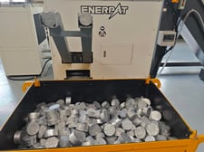 Enerpat Automatic Metal Chip Briquetting Line -Briquetter + Chip Wringer, 3-5% Residual Oil, In Stock USA