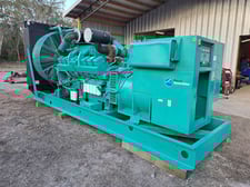 1100 KW Cummins #DFLB, diesel generator set, 277/480 Volts, 2269 hours, 1620 HP @ 1800 RPM, KTA50-G2 engine