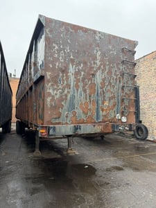 Scrap gondola trailer, 45', 11.5'tall, 8' wide