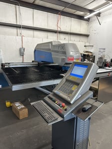 30 Ton, Euromac #MBX-6-Plus, multitool CNC turret punch, 3 bidirectional automatic index stations, 2016