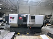 Haas #ST-30Y, CNC lathe, 31.7" swing, 10" chuck, 3" bar, 18" dia., 23" lgth, A2-6, 12 turret, Y-Axis