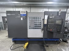 Hwacheon #T2-1T, CNC lathe, 34.6" swing, 8" chuck, 2.5" bar, 24.5" centers, A2-6, 12 turret, Fanuc 0i-TD, 2012