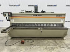 1/4" x 10' Accurshear #625010, hydraulic shear, 36" front operated power back gauge, 16 hold downs, 20 HP