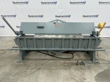 12 gauge x 8' Chicago #BPO-812-6, hydraulic hand box & pan finger brake, hydraulic system with directional