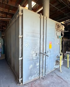 72" width x 103" H x 153" L Pollution control, double door opening, digital controls