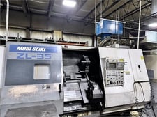 Mori Seiki #ZL-35, CNC lathe, 23.6" swing, 15" chuck, 3" bore, 35" centers, A2-8, 30 HP, Mori-Fanuc MF-D6