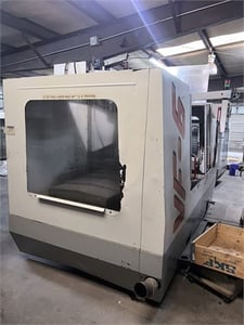 Haas #VF-6, CNC vertical machining center, 64" X, 32" Y, 30Z, 7500 RPM, #40, 64" x28" tbl., 1996