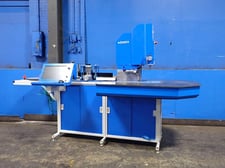 CLN #8, CNC Channel Letter Machine, 5" Throat capacity, 28" Turn Table, 48" x 58" Table, 220 V., 2020