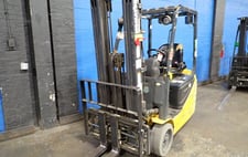 2600 lb. Komatsu #FB18MU-12, Electric Forklift, w/Key, 72" x 4" x 22" Forks, 185" Load height, 80" Mast, 24"