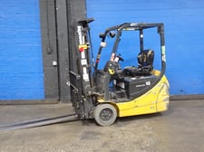 2600 lb. Komatsu #FB18MU-12, Electric Forklift, w/Key, 72" x 4" x 22" Forks, 185" Load height, 80" Mast, 24"