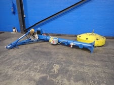 .08 Ton, Gorbel #Easy-Arm, Jib Crane, 114" Column height, 220 V .