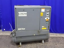 51 cfm, 129 psi, Atlas Copco #GXII, Air Compressor, 15 HP, 3450 RPM, 2006