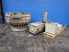 Rosler #R-620-Euro-KP, Vibratory Finisher, w/Hydraulic Unit, 60" diameter capacity, 7.5 kW, 1780 RPM, 480 V.