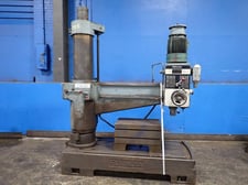 3' -12" Siemens-Allis, Radial Arm Drill, 26" x 16" T-Slot Table, 18 HP, 220 V.