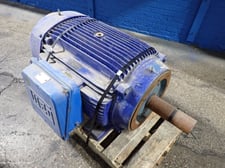 200 HP 1780 RPM Weg, Motor, Frame 504Z, 3 Phase, 60 Hz, 450/225 Amps, 208-230/460 Volts