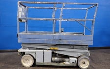 800 lb. Mayville Engineering Co., Scissor Lift, 28" x 92" Platform