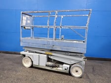 800 lb. Mayville Engineering Co., Scissor Lift, 28" x 92" Platform