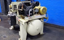 48 cfm, 175 psig, Ingersoll-Rand #2-2475E7.5V-FP, Air Compressor, 120 gallon Tank, 7.5 HP, 1770 RPM, 230/460