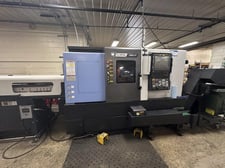 DN Solutions #Lynx-2100LSYB, Fanuc i Series Control, 23.6" swing, 3-jaw 8" & 6" chuck, 2" bar, 2023