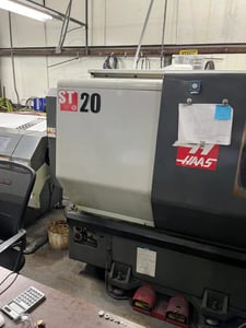 Haas #ST-20, CNC lathe, 8" chuck, 2" bar, 10" turning diameter, 20" centers, 12 station turret, tailstock