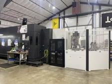 Okuma #MA-600HB-III, 6 pallet CNC horizontal machining center, OSP-P300 Control, 41.3" X, 35.4" Y, 39.3" Z
