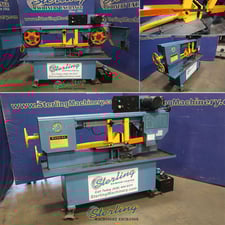 9" x 16" DoAll #C-916, horizontal bandsaw, 1" x 0.035" x 158" blade, 105-275 FPM, 14" wheel, 2 HP, manual