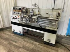 14" x 40" Wolf Basic #1440GE, gap bed engine lathe, 10-1/2" swing over cross slide, 8" chuck, 3 point steady