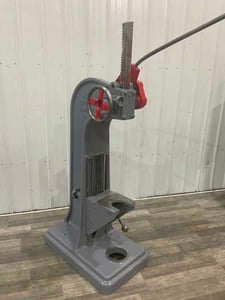 12 Ton, Atlas #4, compound mandrel arbor press, 112:1 ratio, 2" x 2" ram area, 24" ram length