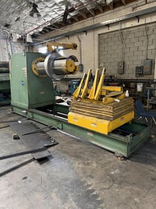 20000 lb. Coe Press Equipment #CPR-PO-20054, servo coil feedline, 54" x .060" stock, 60" OD, powered