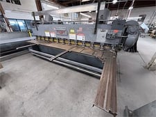 3/8" x 12' Cincinnati #1412, hydraulic shear, 1/4" rake, 13 holddown, 18" throat, 36" front operated power