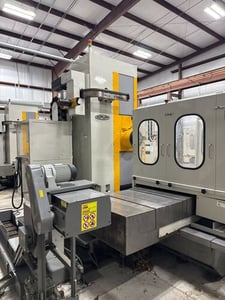 4.3" Nomura #HBA-110T-R2, horizontal boring mill table type, 45" x 45" table, 34.4" spindle travel, 51.2" X