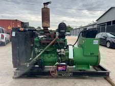 175 KW John Deere #6068HF485, 277/480 Volts, 5994 hours, open skid mount, load tested, 2009