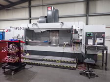 Haas #VF-10/50, CNC Vertical Machining Center, 28" x 120" table, 30 tool changer, Renishaw probe, chip auger